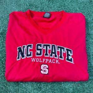 NC State Wolfpack Red Polyester Pullover Size XXL